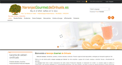 Desktop Screenshot of naranjasgourmetdeorihuela.com